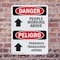 Signmission Safety Culture Sign, 10 in Width, Plastic, Rectangle, Bilingual OS-2PACK-DS-P-1014-VS-1517 - alternate 9